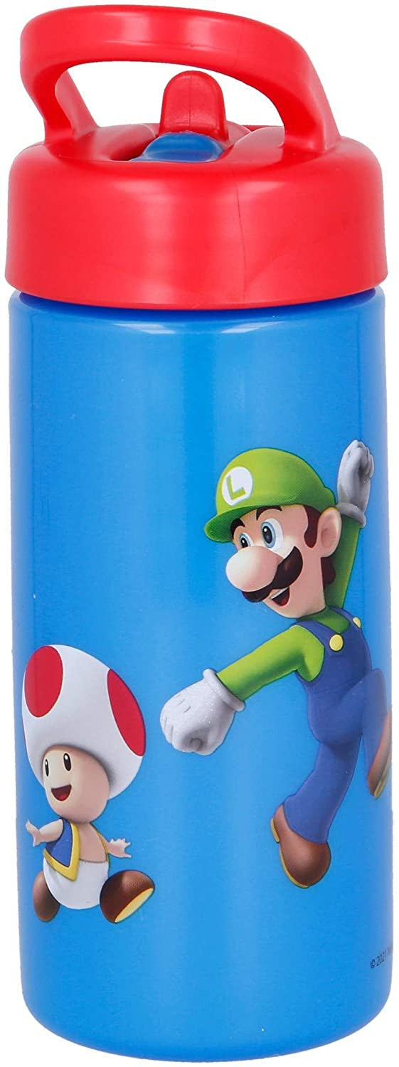 Super Mario Playground Water Bottle with Spout 410ml