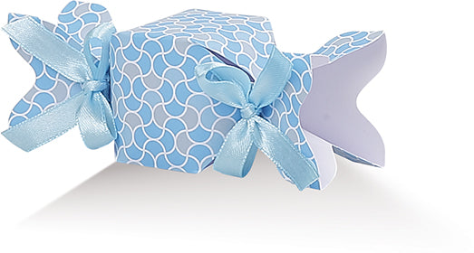 box caramella azzurro e grigio