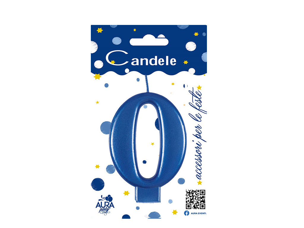 candela blu numero 0