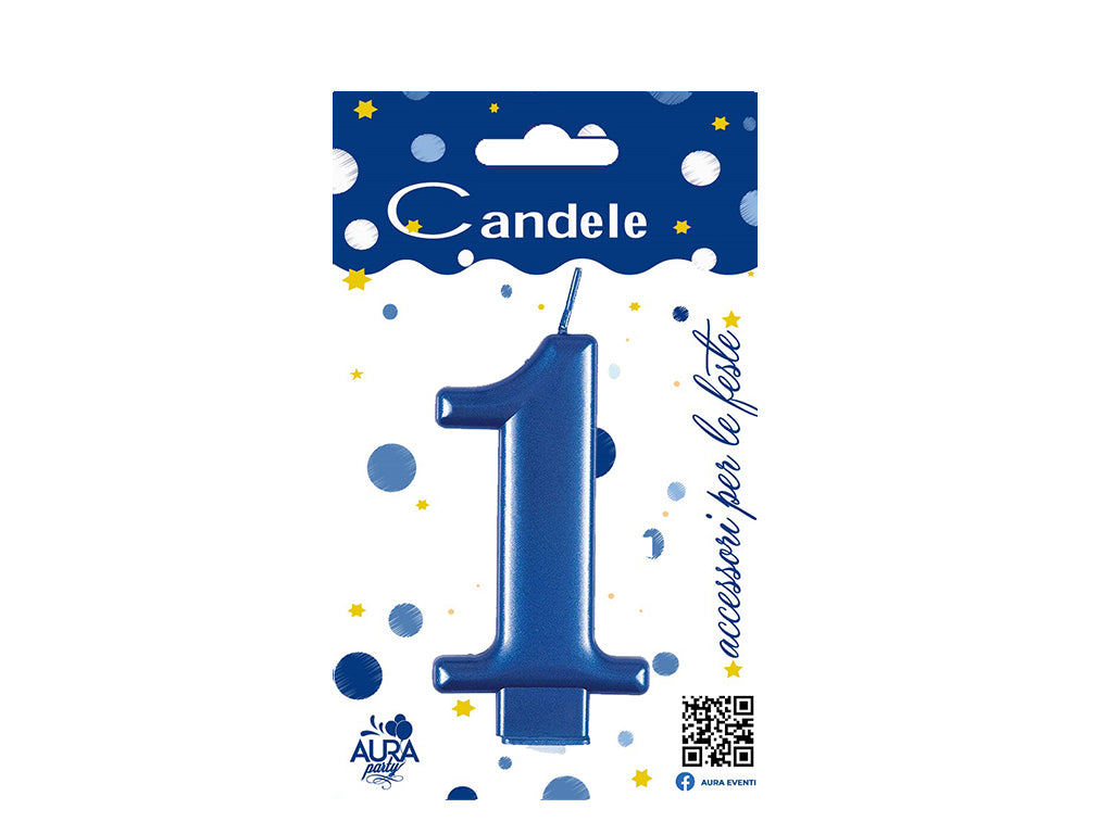 candela blu numero 1