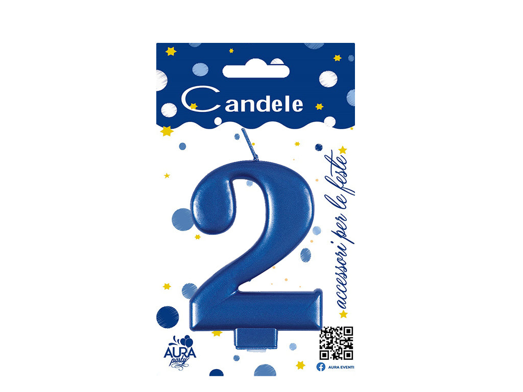 candela blu numero 2