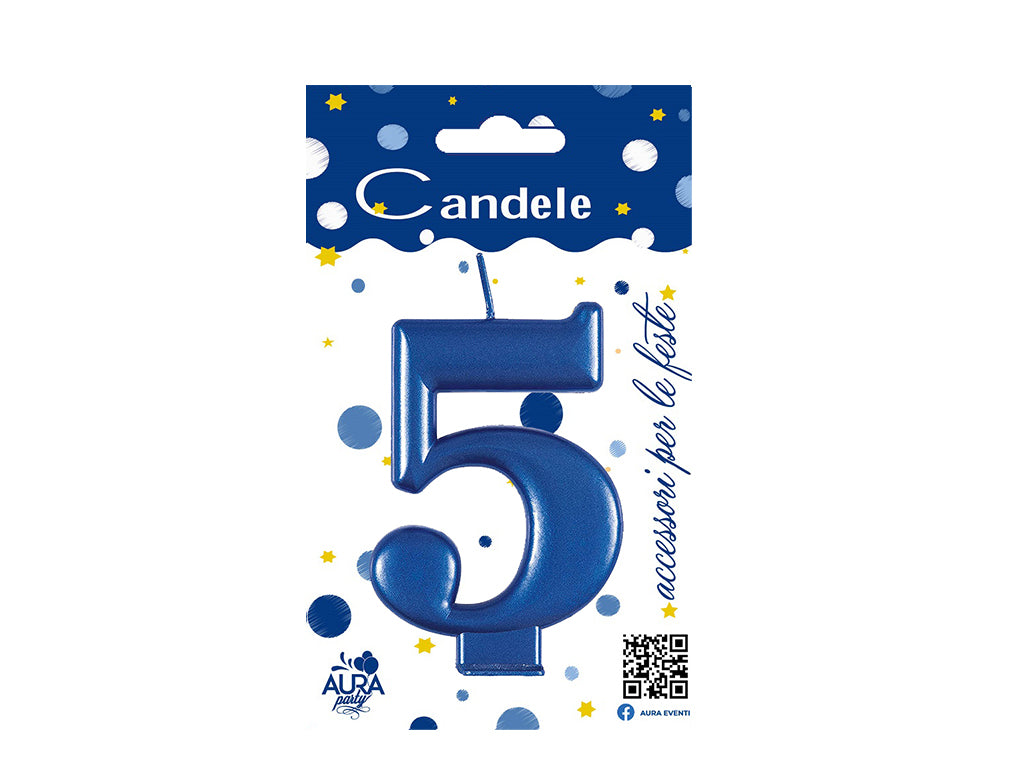 candela blu numero 5