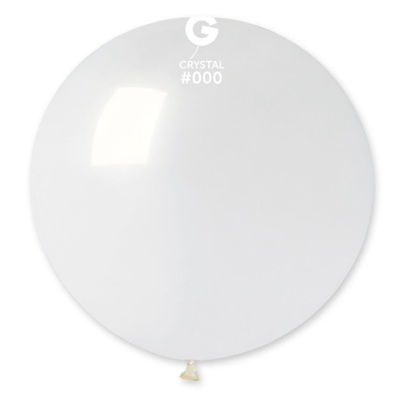 Mongolfiera 31inch trasparente 2pz