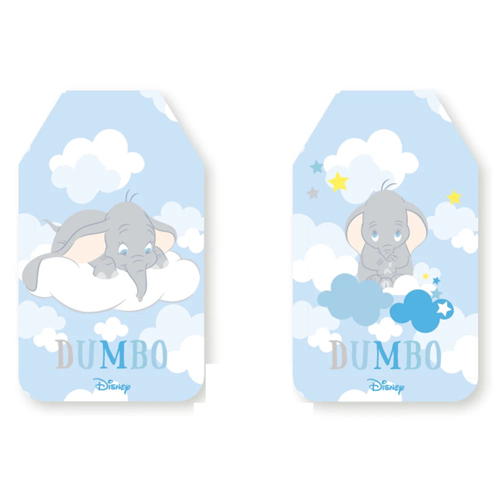 Biglietti per bomboniere 70x40mm Dumbo azzurri 16pz