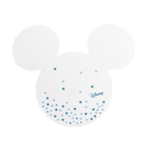 Biglietto in cartoncino Mickey Mouse Stars Celeste Diam. 12 Cm