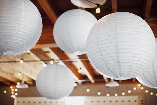 Lanterna di carta white 45cm