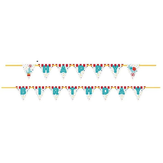 Ghirlanda "Happy Birthday" circo 3,35m