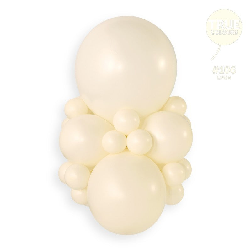 Palloncini in Lattice Pastello Linen #106 5" (13 cm) – Gemar, 100 pz