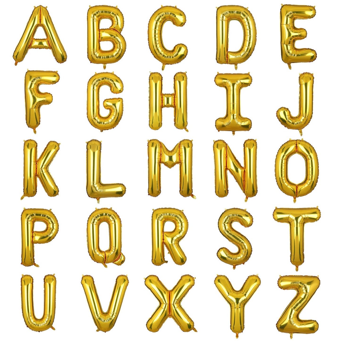 Palloncini Lettere Colore Oro 35cm