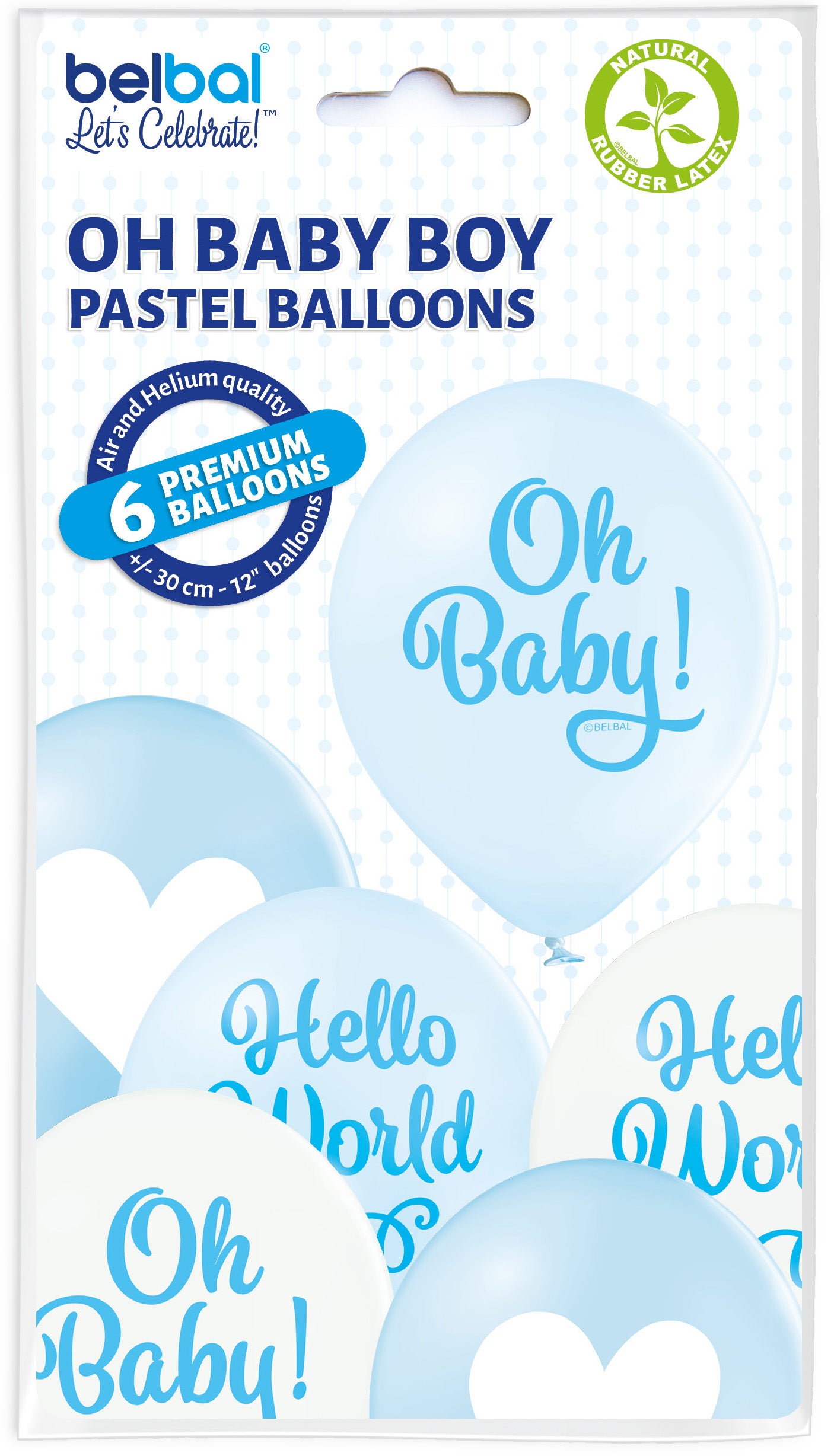 palloncini oh baby boy 6pz