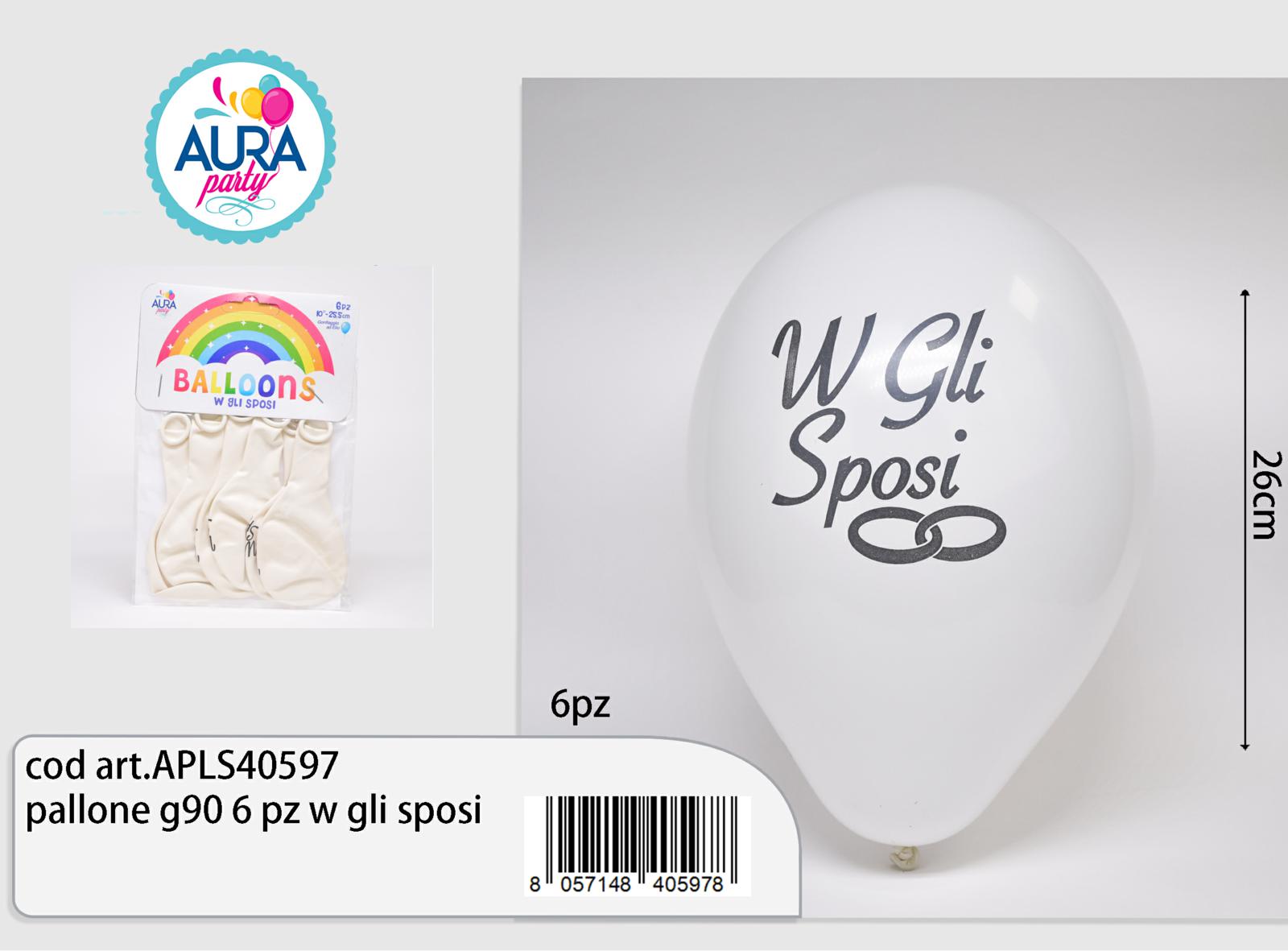 palloncini viva gli sposi