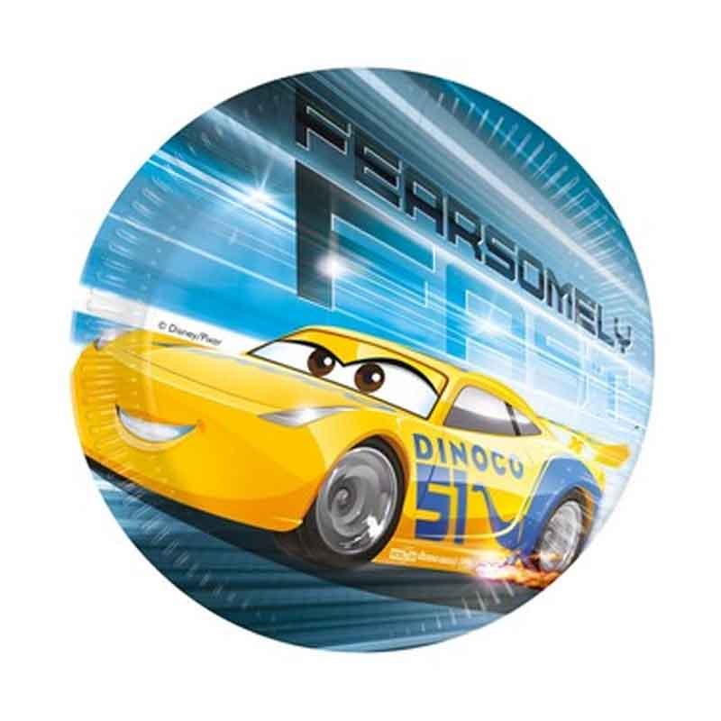 Plate 20cm 8 pcs next gen Cars Victory is Mine