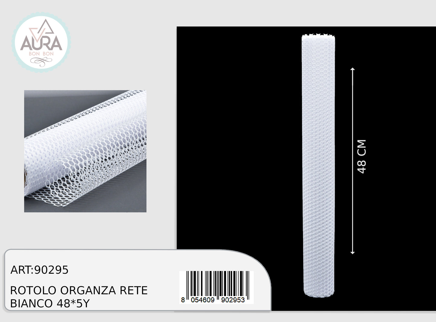 rotolo rete bianco