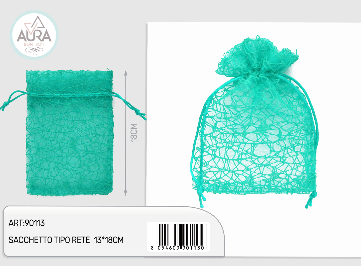 sacchetto spider tiffany 13x18cm