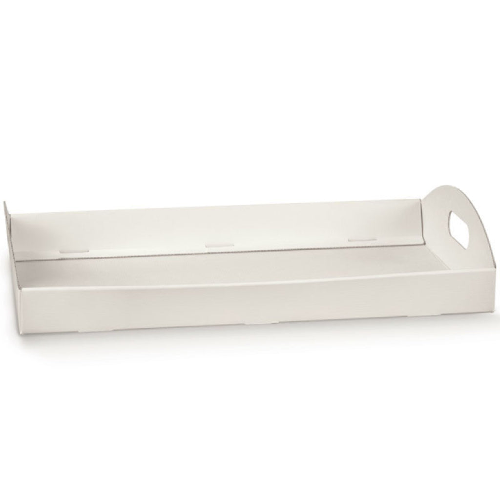 Cesto in cartone 310x220x90mm fibra bianco