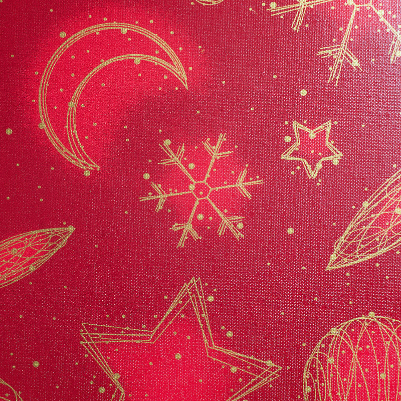 Scatola esagonale Segreto 24,5x24,5x18cm Red Universe