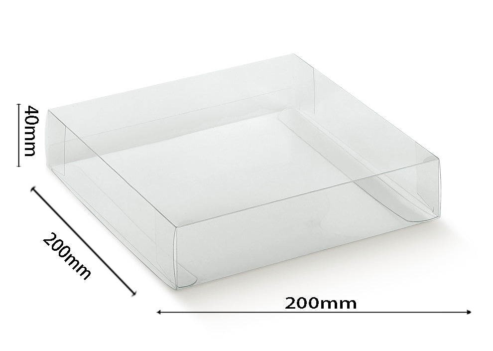 box 200x200x40mm trasparente