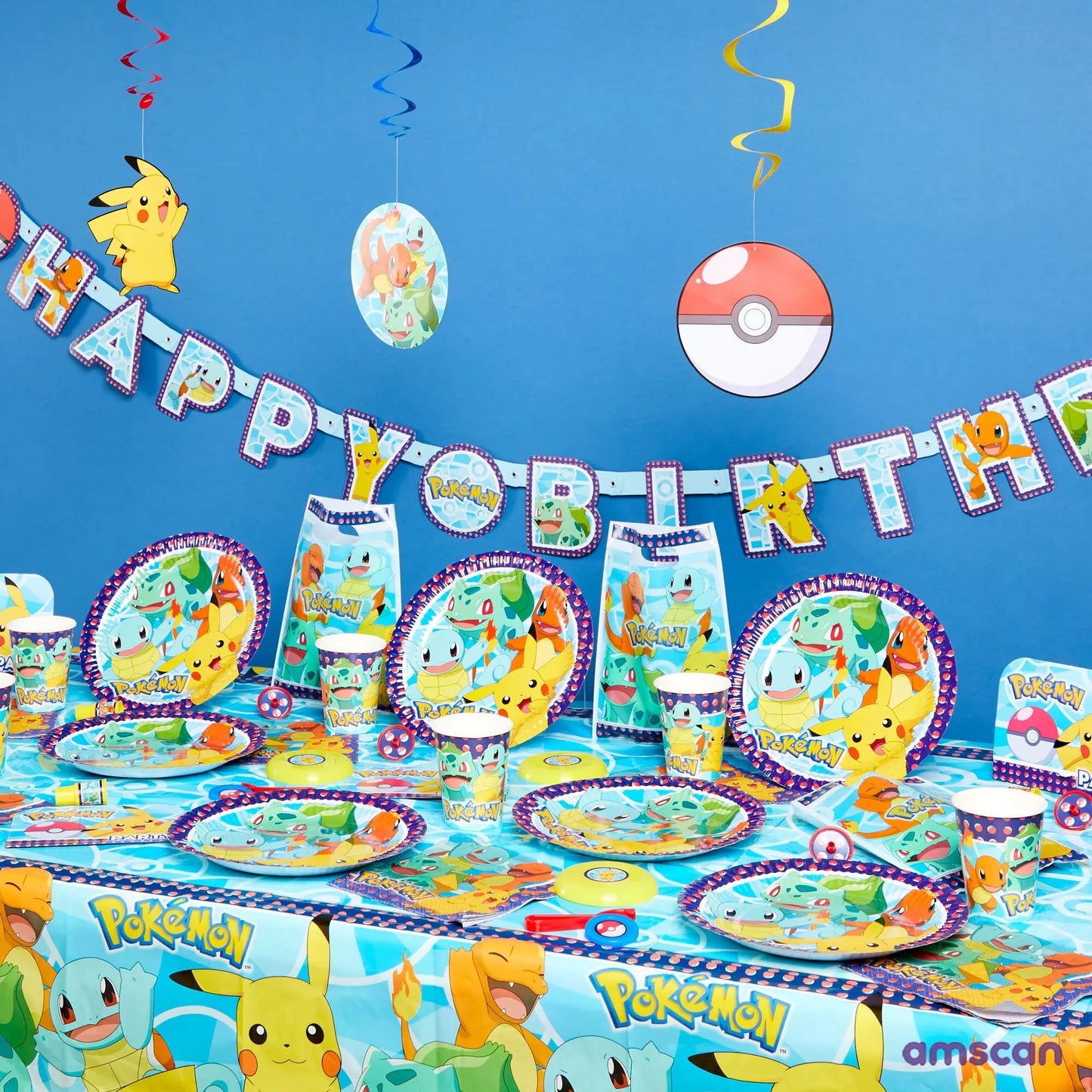 Tovaglia in plastica 120x180cm Pokemon the Original