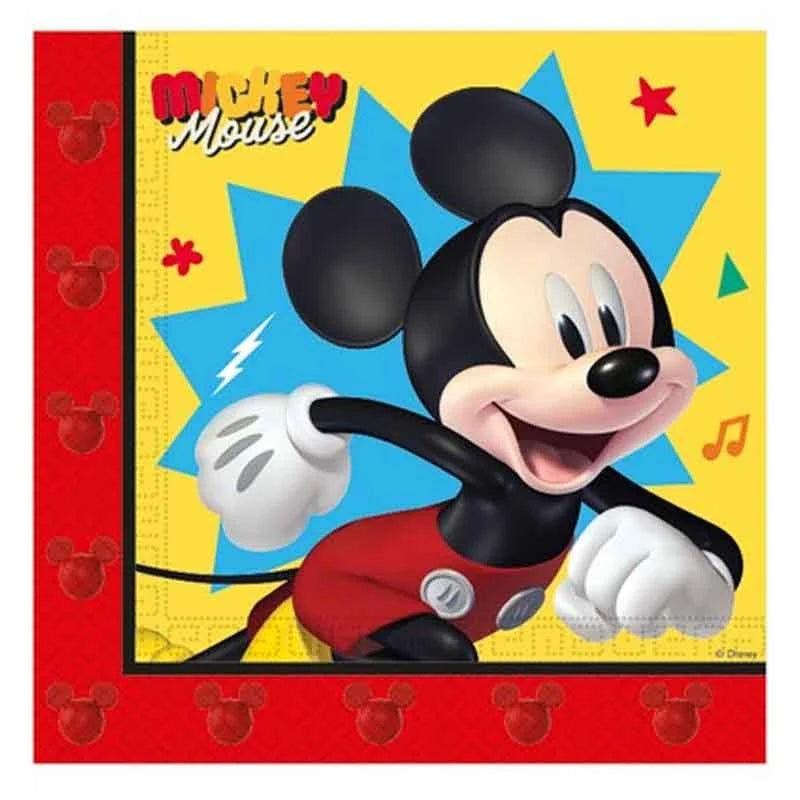 Napkin 33x33 20pcs Mickey Jump Into Fun