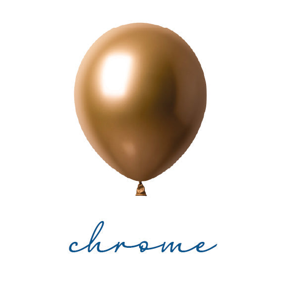 Palloncini chrome Aura: effetto specchio lucido premium