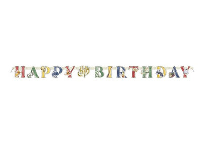 Festone "Happy Birthday" Harry Potter Hogwarts 1,8 m
