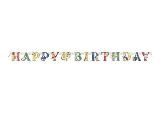 Festone "Happy Birthday" Harry Potter Hogwarts 1,8 m