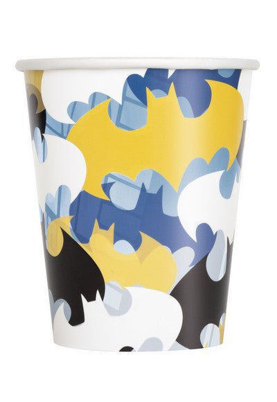 Set of 8 Batman 9oz glasses