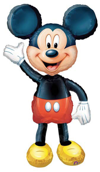Pallone foil Airwalker 52inch/132cm Mickey