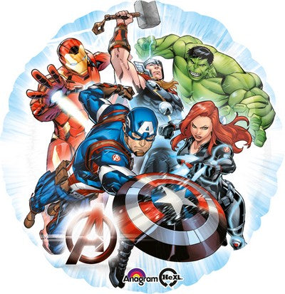 standard avengers foil balloon round