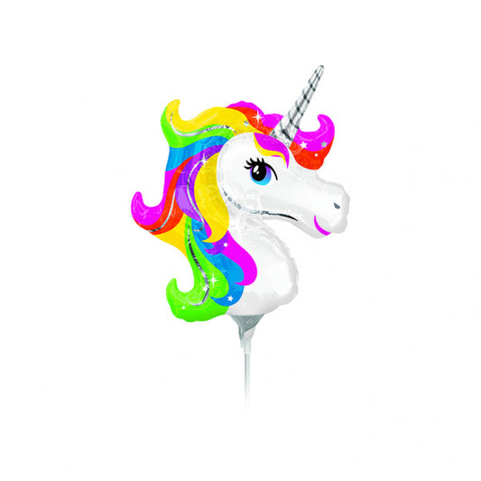 Pallone foil Minishape Unicorno