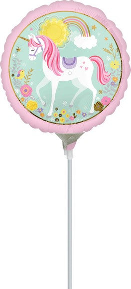 Pallone foil 9inch/23cm Magical Unicorn