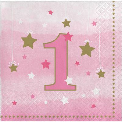 tovagliolo 25x25cm brilla la stellina 16 pz