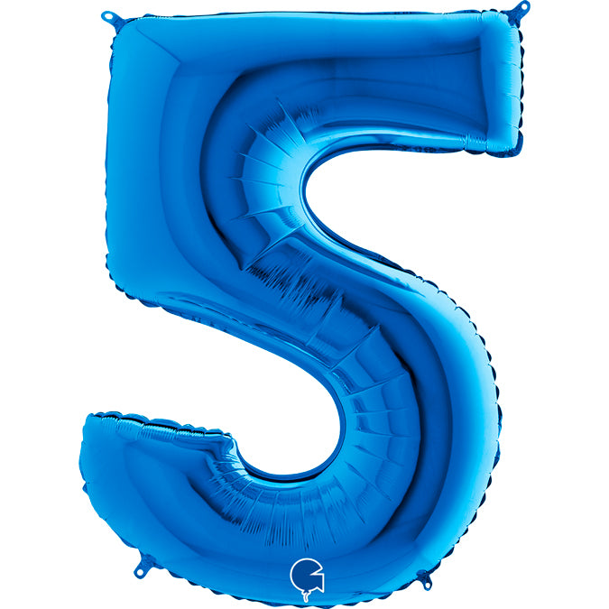 numero 5 blue 102cm