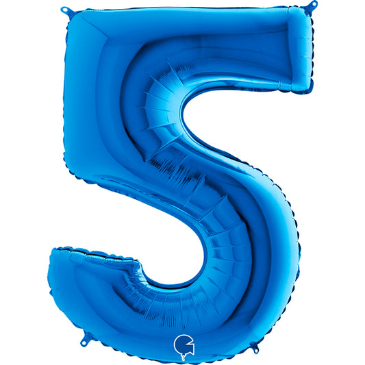 numero 5 blue 102cm