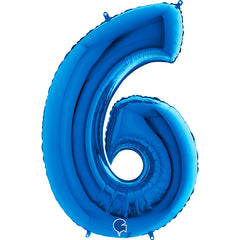 numero 6 blue 102cm