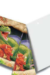 Dino Blast Dinosaurs Plastic Tablecloth 137x274cm