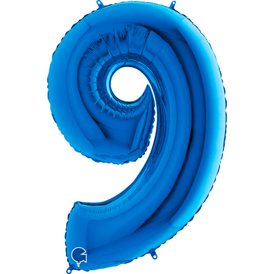 numero 9 blue 102cm