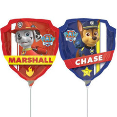Palloncino in Foil 23cm Mini Shape Paw Patrol