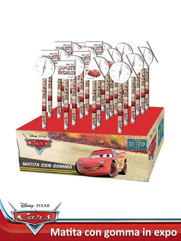 Cars pencil with eraser