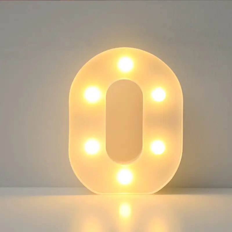 Numero luminoso LED 0 – 4x22cm
