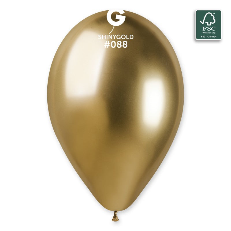 13inch shiny gold latex balloons cf.50