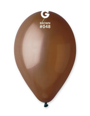 10-inch pastel brown latex balloons, 100 pcs