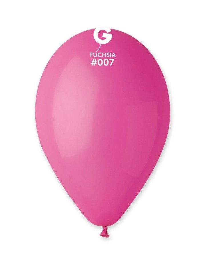 Palloncini in Lattice Pastello Fucsia 10" (26 cm) – Gemar, 100 pz