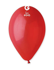 10-inch pastel red latex balloons, cf.100