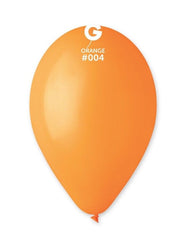 10-inch pastel orange latex balloons, 100 pcs