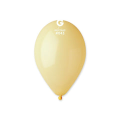 12-inch pastel baby yellow latex balloons, 100 pcs.