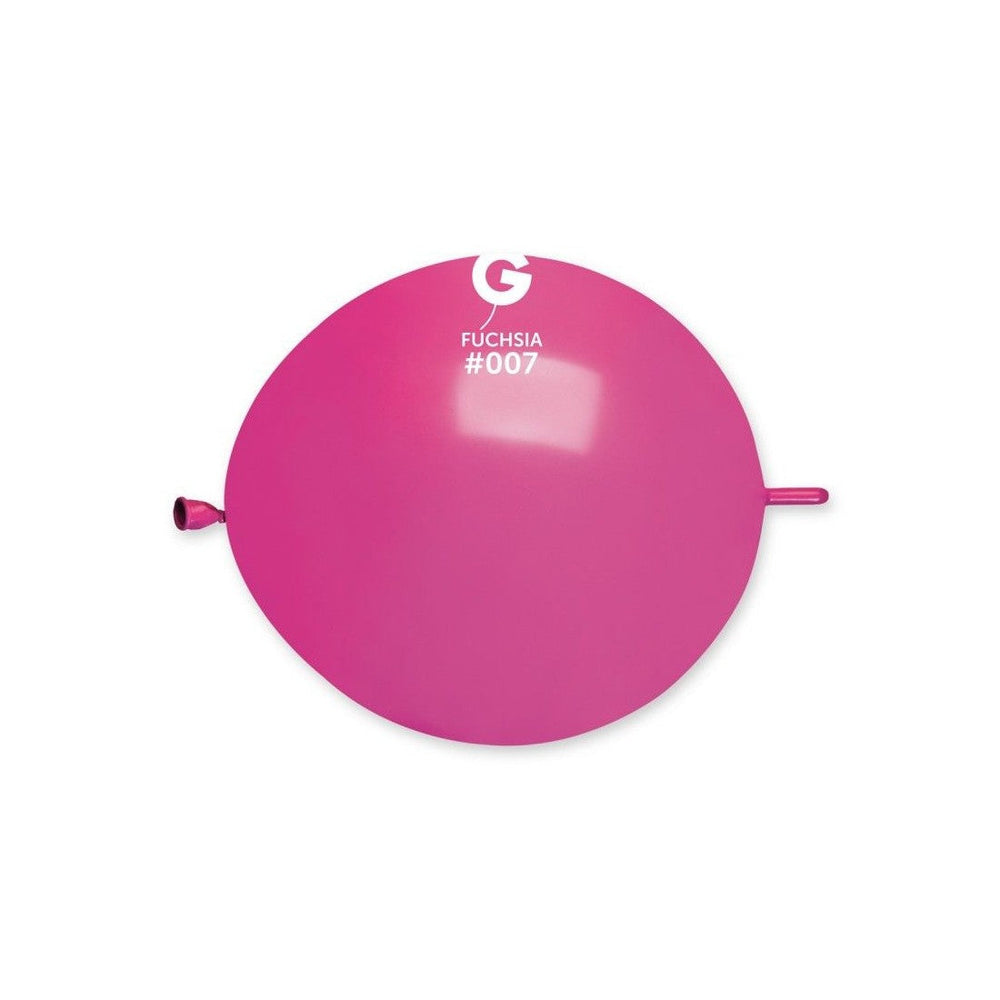 13inch link fuchsia balloons 100pcs