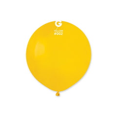 19-inch pastel yellow latex balloons, 25 pcs
