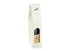 1 bottiglia f.to 90x90x385mm sfere bianche