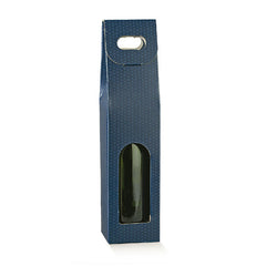 1 bottiglia f.to 90x90x385mm spot blu